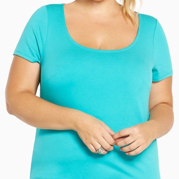 torrid Tops - TORRID Top 0X Tee T-Shirt Stretch Ponte NWT